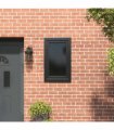 vidaXL Basement Window RISOR 60 x 100 cm PVC and Glass Anthracite