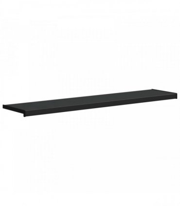 vidaXL Window Sill Black with wood grain 120 x 35 x 4.5 cm PVC