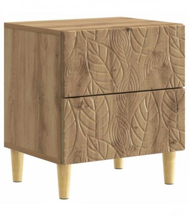 vidaXL Bedside Table 2 pcs Artisan Oak 43 x 34.5 x 48 cm