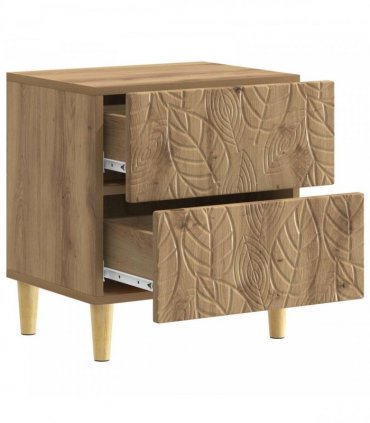 vidaXL Bedside Table 2 pcs Artisan Oak 43 x 34.5 x 48 cm
