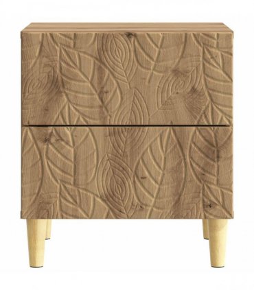 vidaXL Bedside Table 2 pcs Artisan Oak 43 x 34.5 x 48 cm