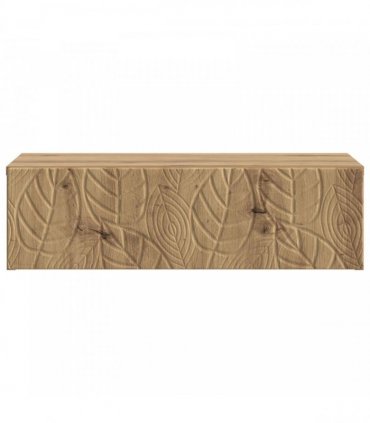 vidaXL Wall-Mounted Side Table Artisan Oak 59 x 34.5 x 17 cm