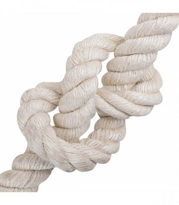 vidaXL Jute Rope 50 White 100% Tossa jute