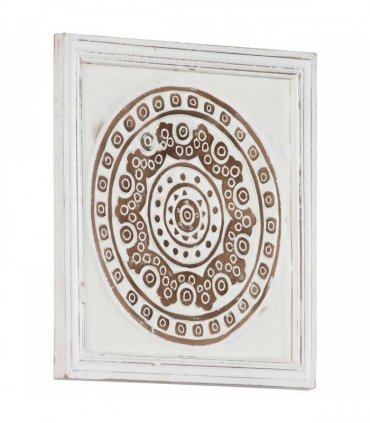 vidaXL Art Decor 2 pcs Brown and White 40 x 40 x 1.5 cm