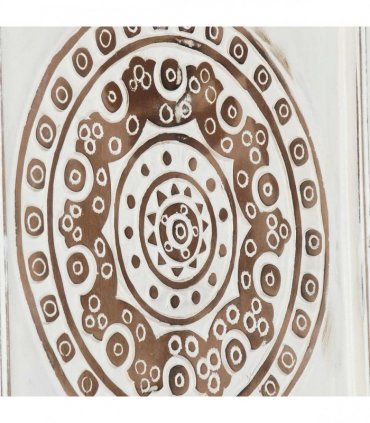 vidaXL Art Decor 2 pcs Brown and White 40 x 40 x 1.5 cm
