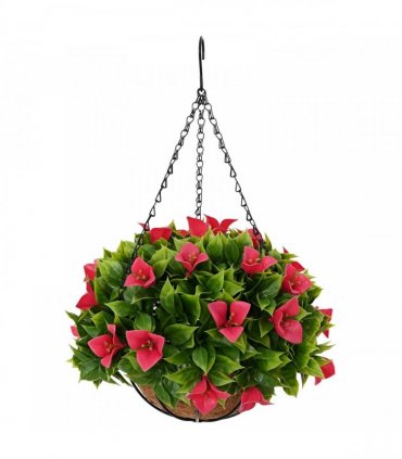 vidaXL Artificial Flowers Rosy 33 x 33 x 44 cm PE and Steel