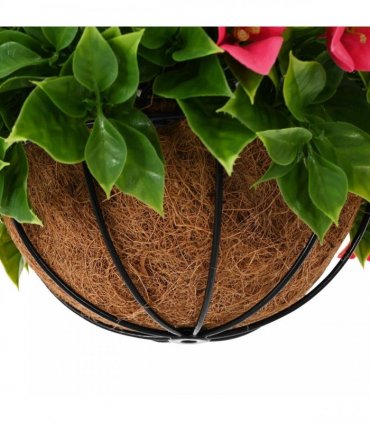 vidaXL Artificial Flowers Rosy 33 x 33 x 44 cm PE and Steel