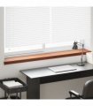 vidaXL Window Sill Brown wood 160 x 25 x 4.5 cm PVC