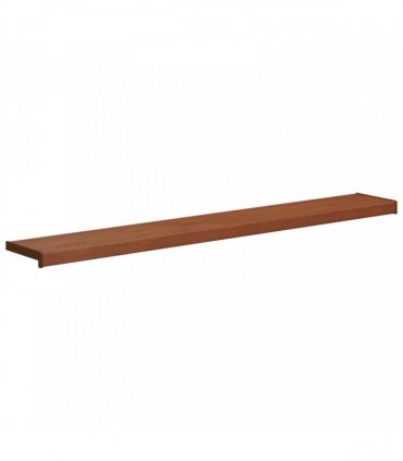 vidaXL Window Sill Brown wood 160 x 25 x 4.5 cm PVC