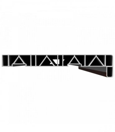 vidaXL Window Sill Brown wood 160 x 25 x 4.5 cm PVC