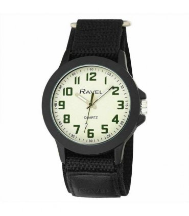 Ravel Men Sports Case Arabic Dial Velcro Strap Watch R1601.65.31