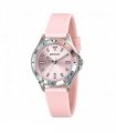 Henley Ladies Aluminium Top Ring Silicone Sports Watch Pink H06188.5