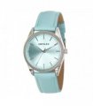 Henley Ladies Colourful Round Shape Pink Soft Faux Leather Strap Watch Blue H06186.6
