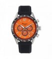 Ravel Mens Fashion Sports 100m Water Resistant Chronograph Dated Dial Rubber Strap Watch RPR-M