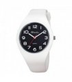 Ravel Unisex Large Comfort Fit Black Dial White Silicone Watch R1804.43