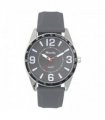 Ravel Mens Sports Grey Dial Grey Silicone Strap Watch