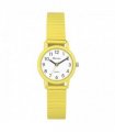 Ravel Unisex Mid Size Coloured Expander Bracelet Watch Pastel Yellow