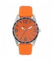 Ravel Mens Sports Orange Dial Orange Silicone Strap Watch