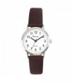 Ravel Ladies Basic White Dial Brown Leather Strap Watch R0129.21.2