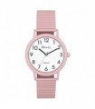 Ravel Unisex Large Size Coloured Expander Bracelet Watch Pastel Pink