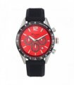 Ravel Mens Fashion Sports 100m Water Resistant Chronograph Dated Dial Rubber Strap Watch RPR-M