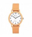 Ravel Unisex Large Size Coloured Expander Bracelet Watch Pastel Persimmon