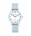 Ravel Unisex Large Size Coloured Expander Bracelet Watch Pastel Blue