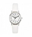 Ravel Ladies Basic White Dial White Leather Strap Watch R0129.24.2
