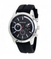 Henley Mens classy sporty Multi eye dials Large Silicone Watch Black/Black H02227.3