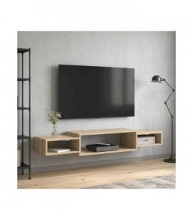vidaXL Wall-mounted TV Cabinet Wall-Mounted Sonoma Oak