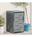 vidaXL Wheelie Bin Storage for 1 Bin 240L Grey