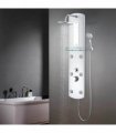 vidaXL Shower Panel Unit 25x43x120 cm Silver