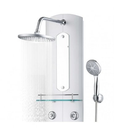 vidaXL Shower Panel Unit 25x43x120 cm Silver
