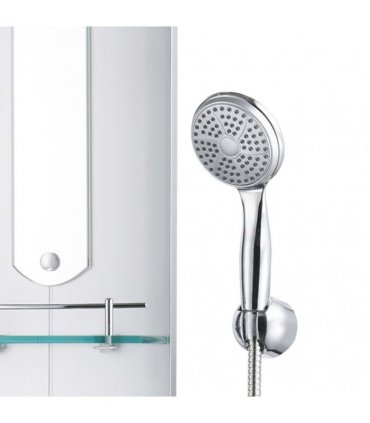 vidaXL Shower Panel Unit 25x43x120 cm Silver