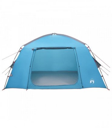 vidaXL Cabin Tent with Roof Blue 300 x 210 x 156 cm Polyester