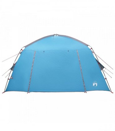 vidaXL Cabin Tent with Roof Blue 300 x 210 x 156 cm Polyester
