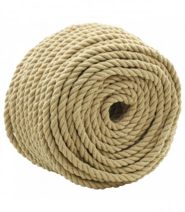 vidaXL Boat Rope 25 m 1 Natural PP
