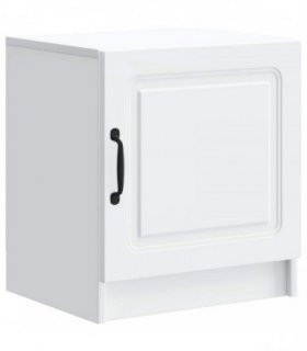 vidaXL Bedside Cabinet White 43 x 34.5 x 47 cm Engineered Wood