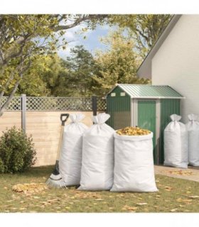 vidaXL Woven Sacks 100 pcs White 80 x 125 cm PP