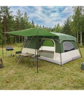 vidaXL Family Tent Green 500 x 400 x 230 cm Polyester and Steel