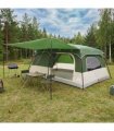 vidaXL Family Tent Green 500 x 400 x 230 cm Polyester and Steel
