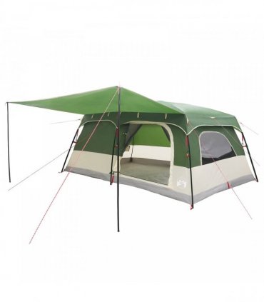 vidaXL Family Tent Green 500 x 400 x 230 cm Polyester and Steel