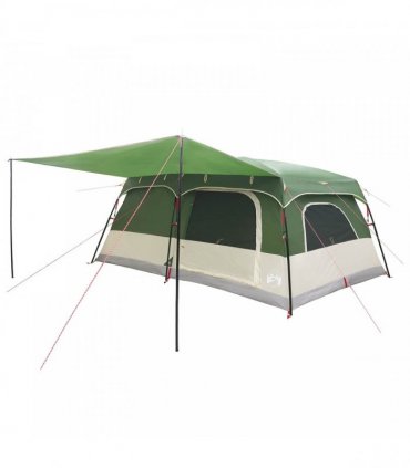 vidaXL Family Tent Green 500 x 400 x 230 cm Polyester and Steel