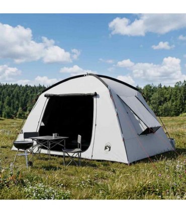 vidaXL Cabin Tent White Blackout 300 x 210 x 156 cm Polyester