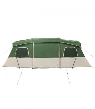 vidaXL Instant Tent with Rainfly Water-Resistant 3-Person Green