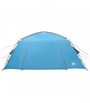 vidaXL Cabin Tent with Roof Blue 400 x 210 x 180 cm Polyester