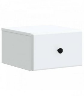 vidaXL Wall-Mounted Bedside Cabinet White 34.5 x 33 x 20 cm