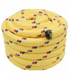 vidaXL Boat Rope 50 m 3 Yellow PP
