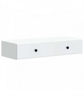 vidaXL Wall-Mounted Side Table Wall-mounted White 87.5 x 34.5 x 17 cm