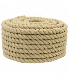 vidaXL Boat Rope 25 m 2 Natural PP